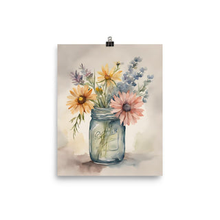 Watercolor Wildflowers - Post & Poppy