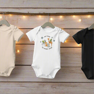 "Be Kind to Every Kind" – Organic Cotton Baby Animal Onesie - Post & Poppy