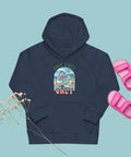 "Good Vibes Only" Flamingo Kids Hoodie – Organic Cotton Pullover - Post & Poppy