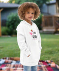 Little Sister Kids Hoodie – Flamingo Graphic Fleece Sweatshirt - Post & Poppy