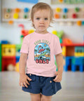 "Good Vibes Only" Flamingo Toddler T-Shirt – Cotton Graphic Tee for Kids - Post & Poppy