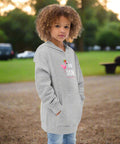 Little Sister Kids Hoodie – Flamingo Graphic Fleece Sweatshirt - Post & Poppy