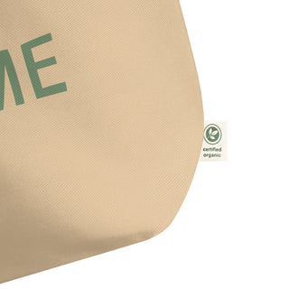 Organic HOME Tote Bag – Reusable Earth Print Cotton Shopper for Daily Use - Post & Poppy
