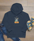 Kind Vibes Only Skeleton Kids Hoodie – Organic Cotton Graphic Pullover - Post & Poppy