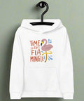 “Time to Flamingle” Kids Pullover Hoodie – Soft Cotton Blend Graphic Sweatshirt - Post & Poppy