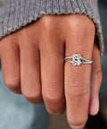 Sterling Silver Knotted Ring - Post & Poppy