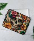 Skull And Roses Laptop Sleeve - Post & Poppy