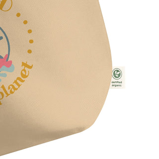 Be Kind to Our Planet Organic Cotton Tote Bag – Eco - Friendly Reusable Grocery Bag - Post & Poppy