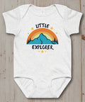"Little Explorer" Baby Onesie – Soft Ringspun Cotton Bodysuit - Post & Poppy
