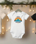 "Little Explorer" Baby Onesie – 100% Certified Organic Cotton Bodysuit - Post & Poppy