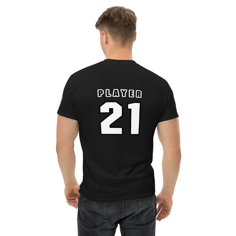 Salmon Football T-Shirt (Player Name + Number)