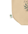 Reusable Cotton Cottagecore Tote Bag – Eco - Friendly Organic Market Bag with Nature - Inspired Design - Post & Poppy
