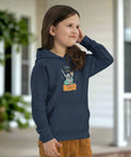 Kind Vibes Only Skeleton Kids Hoodie – Organic Cotton Graphic Pullover - Post & Poppy