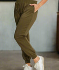 High Rise Knit Joggers with Pockets - Post & Poppy
