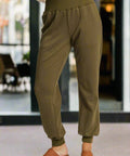 High Rise Knit Joggers with Pockets - Post & Poppy