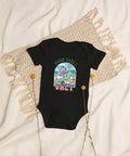 Good Vibes Only Flamingo Baby Bodysuit – Organic Cotton Onesie - Post & Poppy