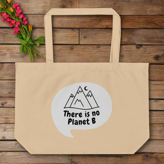 There Is No Planet B Tote Bag – Organic Cotton Eco - Friendly Reusable Shopping Bag - Post & Poppy