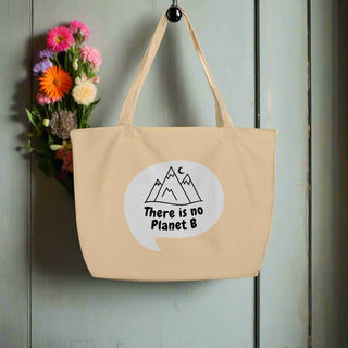 There Is No Planet B Tote Bag – Organic Cotton Eco - Friendly Reusable Shopping Bag - Post & Poppy