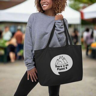 There Is No Planet B Tote Bag – Organic Cotton Eco - Friendly Reusable Shopping Bag - Post & Poppy