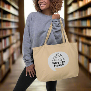 There Is No Planet B Tote Bag – Organic Cotton Eco - Friendly Reusable Shopping Bag - Post & Poppy