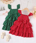 Toddler Girl's Polka Dot Layered Sundress - Post & Poppy