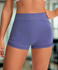 Seamless High Waist Workout Shorts – Stretch Activewear - Post & Poppy
