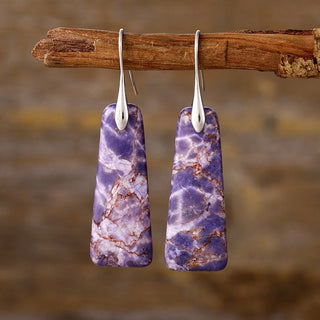 Copper Natural Stone Earrings - Post & Poppy