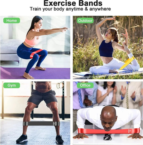 Premium Resistance Bands Set – 5 Levels for Ideal for Home Workouts - Post & Poppy