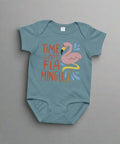 “Time to Flamingle” Baby Onesie – Soft Cotton Infant One - Piece for Girls & Boys - Post & Poppy