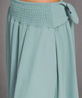 Smocked Waist Crop Top and Midi Skirt Set - Post & Poppy