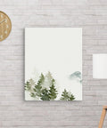 Mountain Minimalist Alpine Watercolor - Post & Poppy