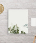 Mountain Minimalist Alpine Watercolor - Post & Poppy