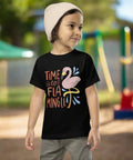 “Time to Flamingle” Toddler Graphic T-Shirt – Soft Cotton Tee for Kids - Post & Poppy