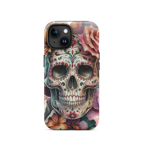 Skull and Roses Tough Case for iPhone®
