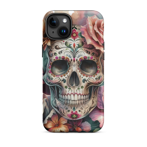 Skull and Roses Tough Case for iPhone®