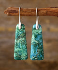 Copper Natural Stone Earrings - Post & Poppy