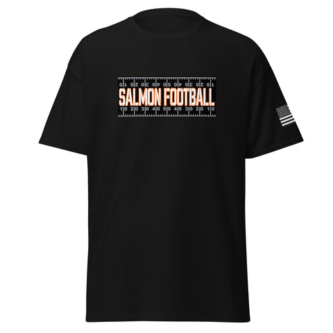 Salmon Football Field T-Shirt (Front Logo Only)