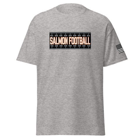 Salmon Football Field T-Shirt (Player Name + Number)
