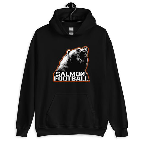 Salmon Football Hoodie (Front Logo Only)