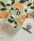 Orange + Blossom Premium Gift Wrap - Post & Poppy