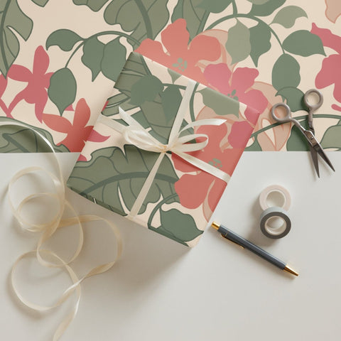 Floral And Fern Premium Gift Wrap - Post & Poppy