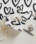 Simple Heart Premium Gift Wrap - Post & Poppy