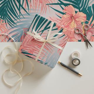 Tropical Floral Premium Gift Wrap - Post & Poppy