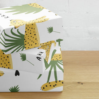 Playful Cheetah Kids Premium Gift Wrap - Post & Poppy
