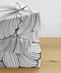 Elegant Black And White Floral Premium Gift Wrap - Post & Poppy