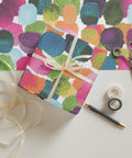 Vibrant Watercolor Birthday Premium Gift Wrap - Post & Poppy