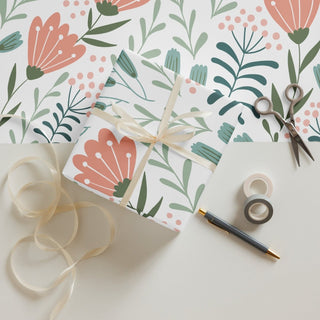 Boho Floral Premium Gift Wrap - Post & Poppy