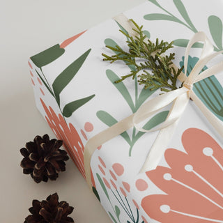 Boho Floral Premium Gift Wrap - Post & Poppy