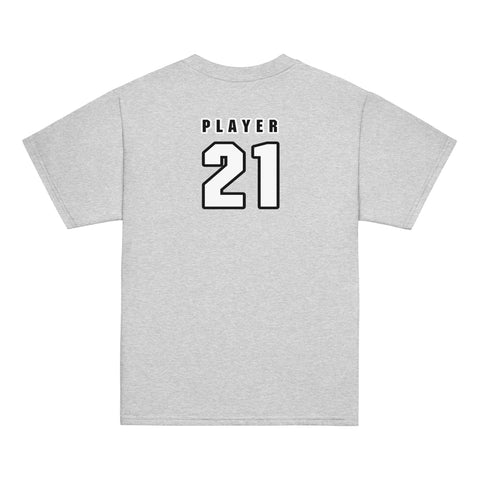 Salmon Football Field Youth T-Shirt (Player Name + Number)
